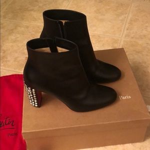 Suzi Folk Leather Ankle Boots